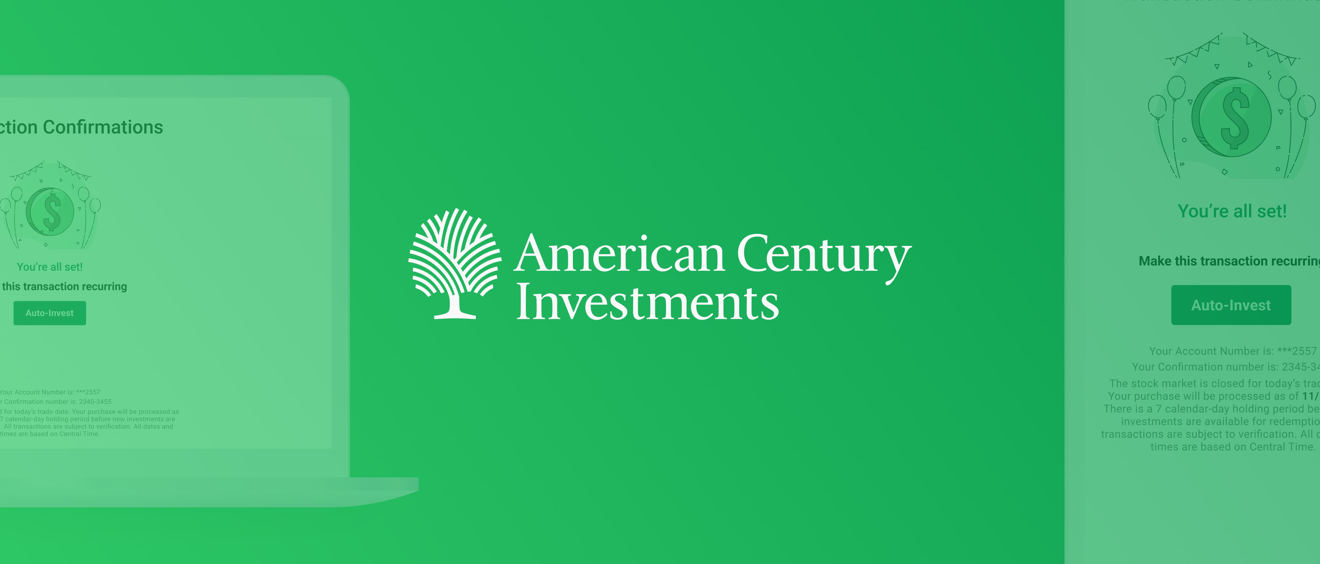 American Century Investments project hero